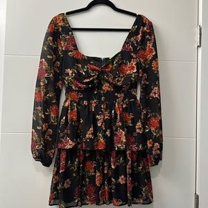 NWT Altar’d state mini floral dress, S